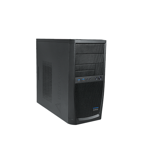 ПК/ ПК «Ворон» VRiH2 в составе: TWR/i3-12100/1x8GB 3200/1хSSD 2.5 256GB/550W/KBM/NO OS/SILVER 1Y (Ghz)/Gb/Ext:war 1y/black/ + МПТ