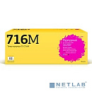 T2 Cartridge 716 Картридж T2 (TC-C716M) для Canon i-SENSYS LBP5050/HP CLJ CP1215/CP1515n (1400 стр.) Пурпурный, с чипом