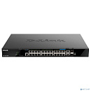 D-Link DGS-1520-28MP/A1A Управляемый L3 стекируемый коммутатор с 20 портами 10/100/1000Base-T, 4 портами 100/1000/2.5GBase-T, 2 портами 10GBase-T и 2