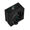 Кулер для процессора DEEPCOOL AK400 DIGITAL LGA1700/1200/115X/AM5/AM4 (18шт/кор, TDP 220W, PWM, Fan 120mm, 4 тепл. трубки, черный) RET