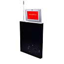 TS-FE156MT3, ультратонкий моторизированный LCD монитор 15.6" с микрофоном и вторым LCD экраном 10.1"