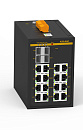 Управляемый коммутатор c 4 слотами 100/1000Base-X SFP , 16 портами 10/100Base-T(X) (разъем RJ45), два входа питания 24/48 В пост.