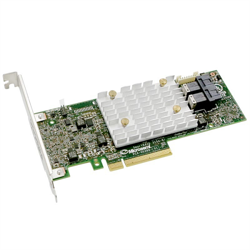 Контроллер ADAPTEC Microsemi SmartRAID 3152-8I (PCI Express 3.0 x8, LP, MD2), SAS-3 12G, RAID 0,1,10,5,50,6,60, 8port(int2*SFF-8643), 2G OEM (только)