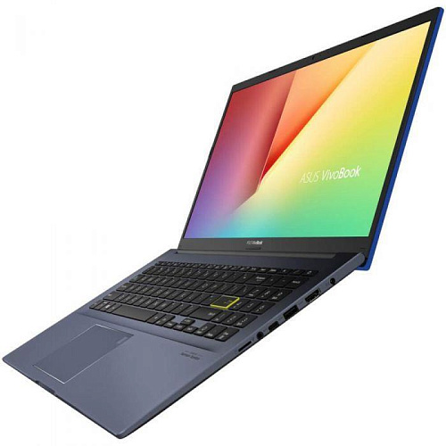 ноутбук asus vivobook series 15 x513ea-bq2886 15.6" 1920x1080/intel core i7-1165g7/ram 8гб/ssd 512гб/intel iris xᵉ graphics/eng|rus/без ос синий/1.8 к