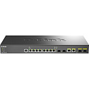 Коммутатор D-LINK Коммутатор/ DXS-1210-12TC Smart L2+ Switch 8x10GBase-T, 2x10GBase-X SFP+, 2xCombo 10GBase-T/SFP+, CLI, RJ45 Console