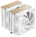 Кулер для процессора DEEPCOOL AK620 G2 WH LGA1851/1700/1200/115X/AM5/AM4 (8шт/кор, TDP 260W, PWM, DUAL Fan 120mm, 6 тепл. трубок, Copper Base, Wood-gr