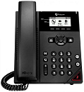 Телефонный аппарат/ VVX 150 2-line Desktop Business IP Phone with dual 10/100 Ethernet ports. PoE only. Ships without power supply. For Russia with
