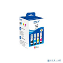 EPSON C13T00S64A Контейнер 103 набор чернил для L1110/L3100/3101/3110/3150/3151, 65 мл. 4-COLOUR