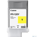 Canon PFI-120Y 2888C001 Картридж для TM-200/TM-205/TM-300/TM-305, 130 мл. жёлтый