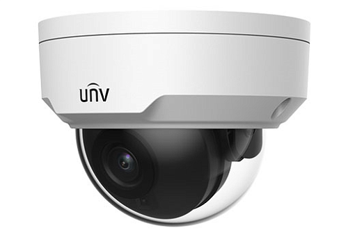 Uniview Видеокамера IP купольная антивандальная, 1/2.7" 2 Мп КМОП @ 30 к/с, ИК-подсветка до 30м., 0.01 Лк @F2.0, объектив 4.0 мм, WDR, 2D/3D DNR, Ultr