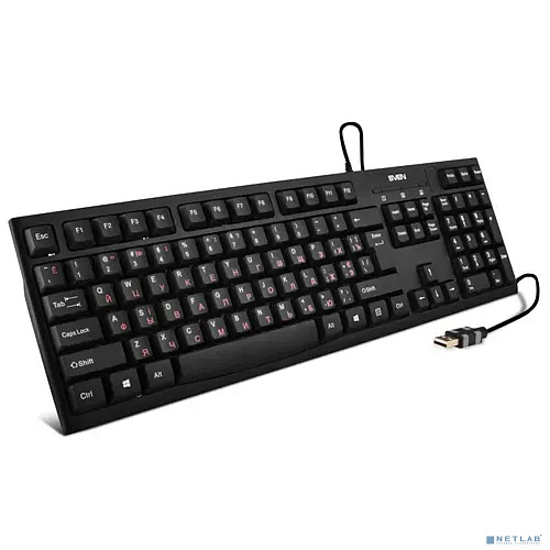 Клавиатура SVEN KB-S300 чёрная (104кл.)