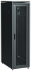 ITK Шкаф сетевой 19" LINEA N 42U 600х1000 мм перфорированные двери черный