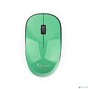 Gembird MUSW-111-GRN {Мышь беспроводная, зелёный, 2кн.+колесо-кнопка, 1200DPI, 2.4ГГц}