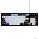 Игровая клавиатура HIPER GKEY-1000 Venom, черно - белая