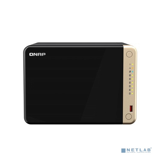 qnap original nas сетевое хранилище ts-664-8g 6-bay настольный celeron n5095
