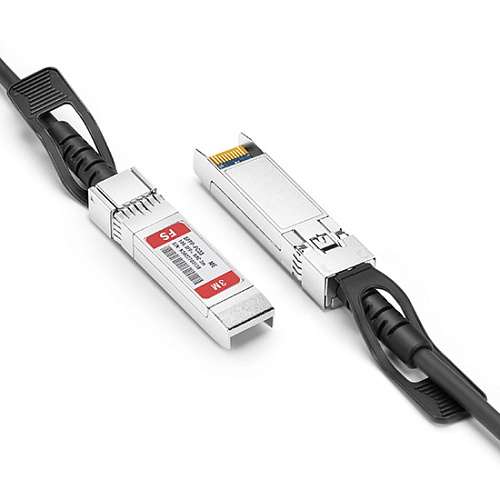 Твинаксиальный медный кабель/ 3m (10ft) FS for Mellanox MC3309130-003 Compatible 10G SFP+ Passive Direct Attach Copper Twinax Cable P/N
