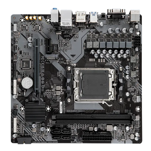 Материнская плата GIGABYTE B650M S2H, AM5, B650, 2*DDR5, 4*SATA, 1*M.2, 2*USB 3.2, 4*USB 2.0, 1*PCIx16, 1*PCIx1, DP+HDMI, mATX