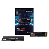 Твердотельный накопитель/ Samsung SSD 990 PRO, 1000GB, M.2(22x80mm), NVMe 2.0, PCIe 4.0 x4, V-NAND TLC, R/W 7450/6900MB/s, IOPs 1 200 000/1 550 000,