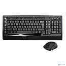 A-4Tech Клавиатура + мышь 9300F, беспроводная, черный, USB [618555]
