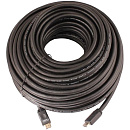 Кабель аудио-видео LAZSO WH-111 HDMI (m)/HDMI (m) 35м. позолоч.конт. черный (WH-111(35M))