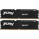 Память оперативная/ Kingston 64GB 4800MT/s DDR5 CL38 DIMM (Kit of 2) FURY Beast Black PnP