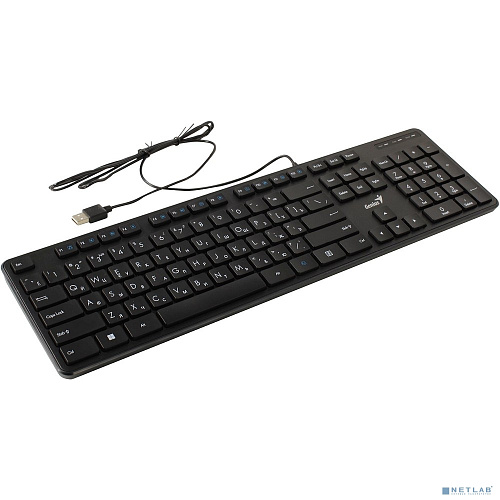 Клавиатура проводная Genius SlimStar M200 black USB (31310019402)