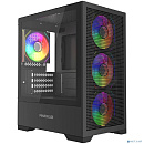 Powercase Mistral Micro B315, Tempered Glass, 4x 120mm ARGB PWM Fan, чёрный, mATX (CMMB315-A4)
