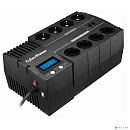 CyberPower BR1200ELCD ИБП {Line-Interactive, 1200VA/720W USB/RJ11/45/USB charger A (4+4 EURO), 12В/5.8 Ач х 2}