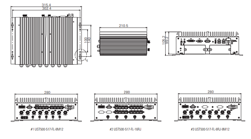 UST500-517-FL-8RJ8M12-4SATA-TDC