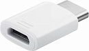 Переходник Samsung EE-GN930KWRGRU micro USB (f)-USB Type-C (m) белый