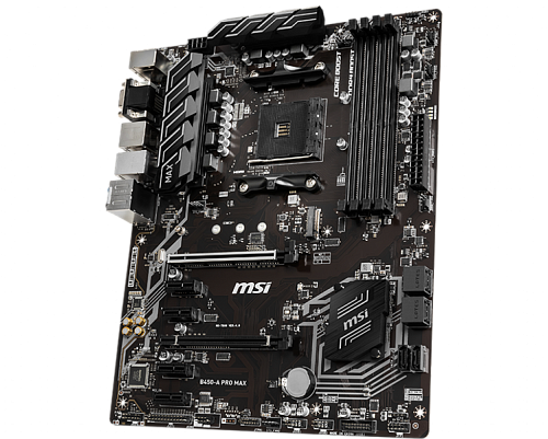 MSI B450-A PRO MAX AM4 AMD B450 4xDDR4 ATX AC97 GbLAN RAID+VGA+DVI+HDMI ATX