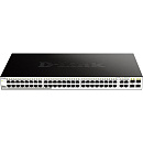 Коммутатор D-LINK Коммутатор/ DGS-1210-52/FL Managed L2 Switch 48x1000Base-T, 4xCombo 1000Base-T/SFP, Surge 6KV, CLI