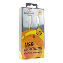Cablexpert Кабель для Apple CC-G-APUSB01Gn-1M, AM/Lightning, серия Gold, длина 1м, зеленый, блистер