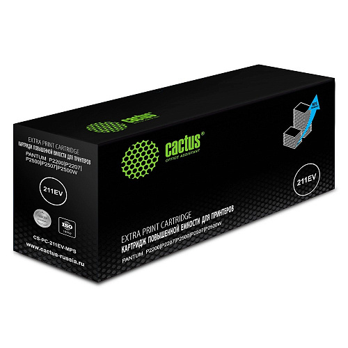 Картридж лазерный Cactus CS-PC-211EV-MPS PC-211EV/PC-211P черный (6000стр.) для Pantum M6500/M6500W/M6506NW/M6507/M6507W/M6550W/M6550NW/M6557NW/M6607N