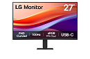 Монитор 27 LG 27U421A-B, VA, 1920x1080, 5ms, 250cd, 100Hz, HDMI+USB-C, Curved 1500R, black, Ex