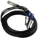 MikroTik XQ+BC0003-XS+ - 100G DAC cable QSFP28 to 4x SFP28, 3m