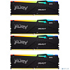 Память оперативная/ Kingston 64GB 5200MT/s DDR5 CL40 DIMM (Kit of 4) FURY Beast RGB XMP