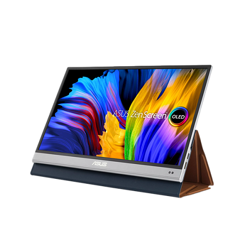 Монитор ASUS 13.3" MQ13AH OLED USB-Portable Monitor, 1920x1080, 5ms, 250cd/m2, 1000:1, 178°/178°, Mini-HDMI, USB Type-C, HDR10, 60Hz, Pivot Auto-Rotat