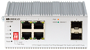 Коммутатор ORIGO Промышленный управляемый L2 PoE-коммутатор, 4x1000Base-T PoE, 2x1000Base-X SFP, PoE-бюджет 60 Вт, защита от статического электричеств