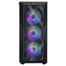 Cooler Master MasterBox TD500 MESH, USB3.0x2, 3x120 ARGB Fan, Black, ATX, w/o PSU