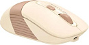 Мышь компьютерная A4Tech Fstyler FG10CS Air бежев/коричн 2000dpi/WLS USB
