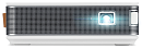 Aopen projector PV12 LED dark grey, WVGA, 700 LED Lm, 5.000/1, HDMI, USB, Wifi, Battery 9000mAh, 0.4Kg, EURO/UK/Swiss EMEA