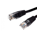 Filum FL-U5-3M-BK Кабель патч-корд, U/UTP 5e cat. 3м, 26AWG(7x0.16 мм), омедненный алюминий (CCA), PVC, чёрный (872963)