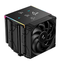 Кулер для процессора DEEPCOOL AK620 DIGITAL PRO LGA20XX/1700/1200/115X/AM5/AM4 (8шт/кор, TDP 260W, PWM, DUAL Fan 120mm, 6 тепл. трубок, ARGB, черный)