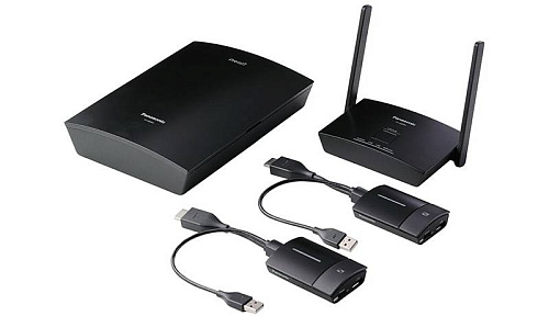 Беспроводная система для презентаций Panasonic [Demo TY-WPS1W] Комплект 1x Приемник (STB), 2x Передатчик (USB Type-A/HDMI), Case