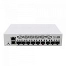 Коммутатор/ CRS310-1G-5S-4S+IN Cloud Router Switch with 800 MHz CPU, 256 MB RAM, 4xSFP+, 5xSFP cages, 1xGBit LAN port, RouterOS L5, desktop case,