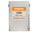 Накопитель KIOXIA Europe GmbH. Серверный твердотельный накопитель/ KIOXIA SSD CD6-R, 7680GB, U.3(2.5" 15mm), NVMe, PCIe 4.0 x4, TLC, R/W 6200/4000 MB/s, IOPs 1000K/850K, TBW 14