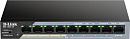 Коммутатор D-LINK DSS-100E-9P/B1A (L2) 8x100Мбит/с 1x1Гбит/с 8PoE 92W неуправляемый