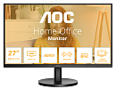 Монитор 27' AOC U27B3A 3840x2160, WLED, 16:9, IPS, 350 cd, 1000:1, 20M:1, 4ms, 178/178, HDMI*2, DP, 60 Hz, Speak, Tilt, HAS, VESA, Внутр, Black, 3y