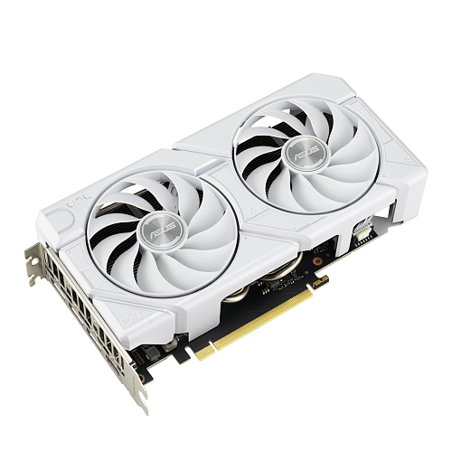 Видеокарта/ VGA ASUS NVIDIA GeForce DUAL-RTX4060-O8G-EVO-WHITE 8GB, GDDR6/128-bit, PCIe 4.0, 1xHDMI 2.1a, 3xDP, 2.5-slot 90YV0JCB-M0NA00
